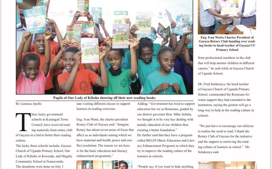 We are featured in the Kasangati Times : DEAR/ BELEP participation