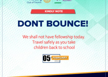 Dont Bounce! Meeting Cancelled.