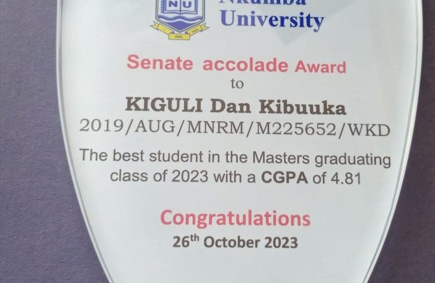 Congratulations Hope Creator President Dan Kiguli Kibuuka